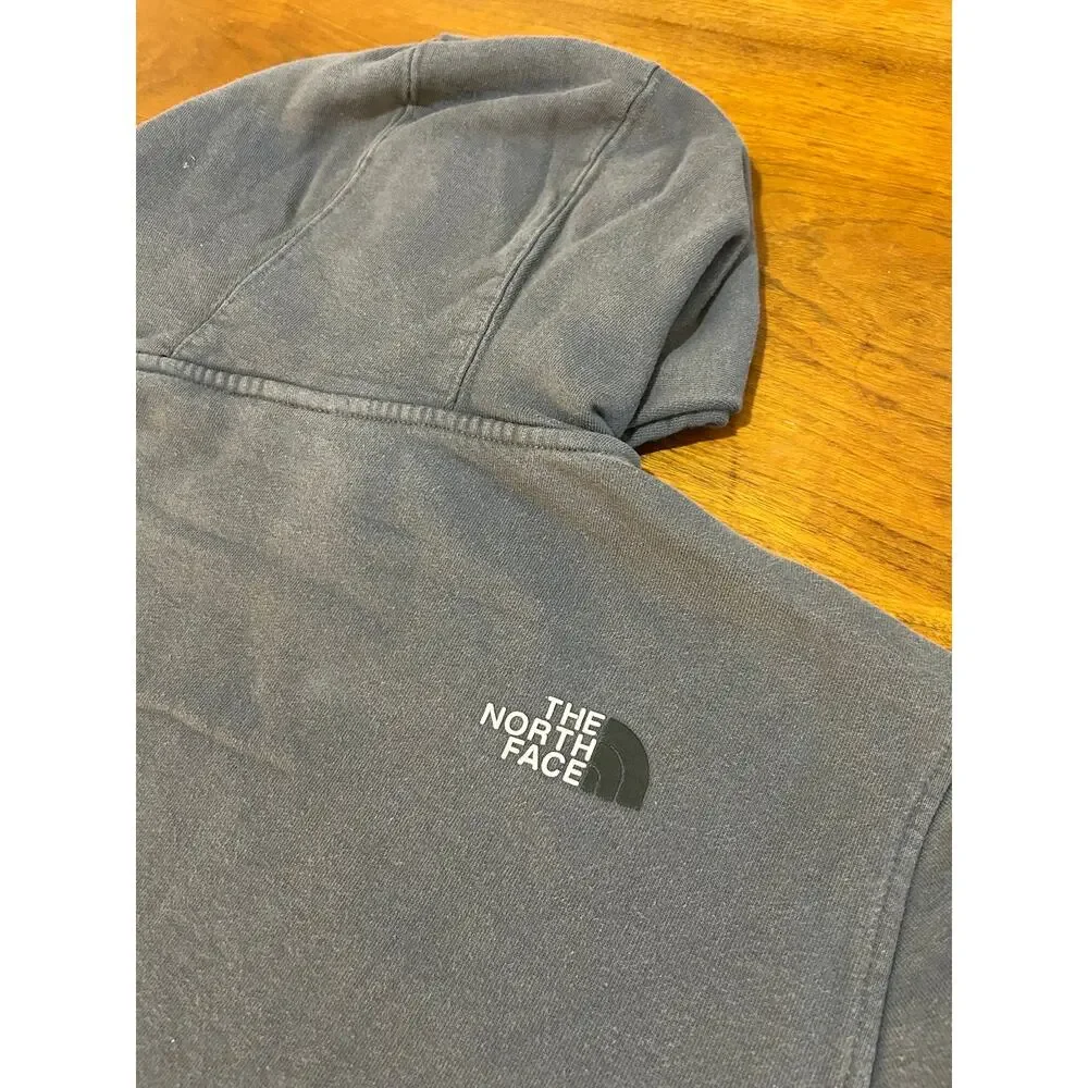 Gray The North Face Half Dome Logo Hoodie Sweatshirt | MENDED - (Men's XL)‎